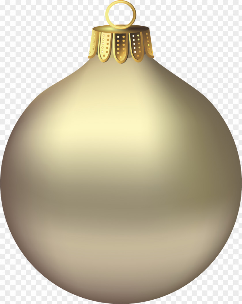 Transparent Christmas Gold Ornament Clipart Santa Claus Clip Art PNG