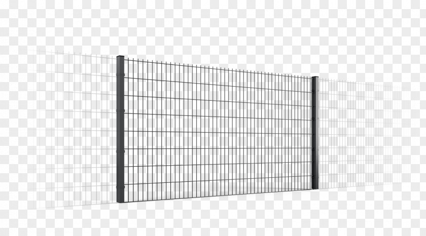3d Panels Affixed Fence Mesh Line Angle Steel PNG