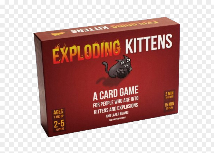 Exploding Kittens Card Game Playing Board PNG