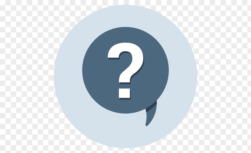 Technical Support Question Flat Design PNG