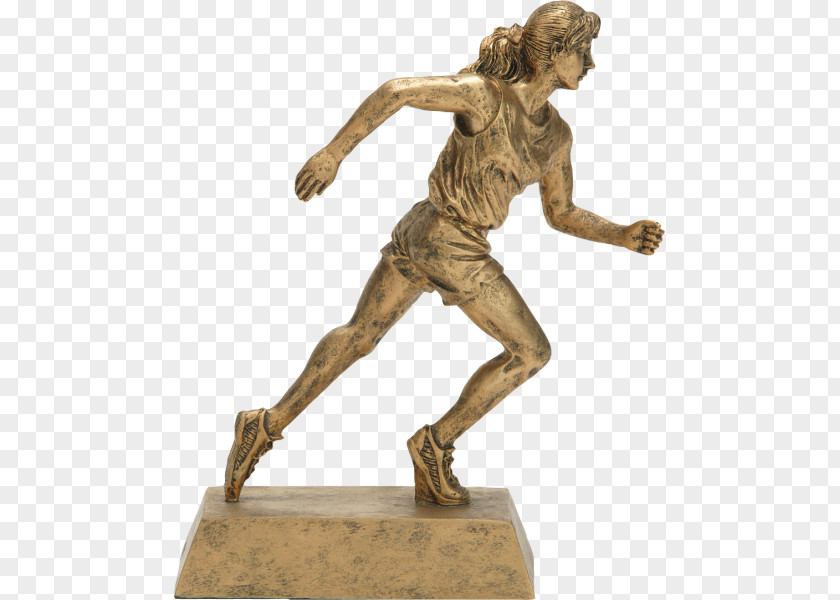 Trophy Bronze Sculpture Figurine Medal PNG
