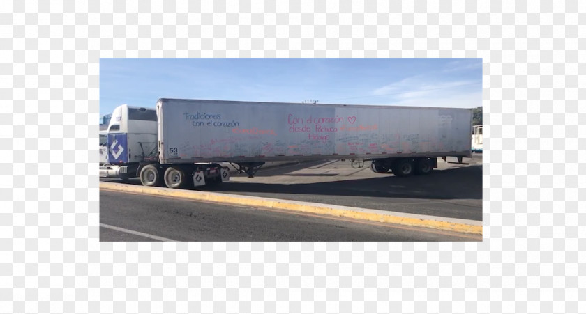 Truck Cargo Semi-trailer Commercial Vehicle Asphalt PNG