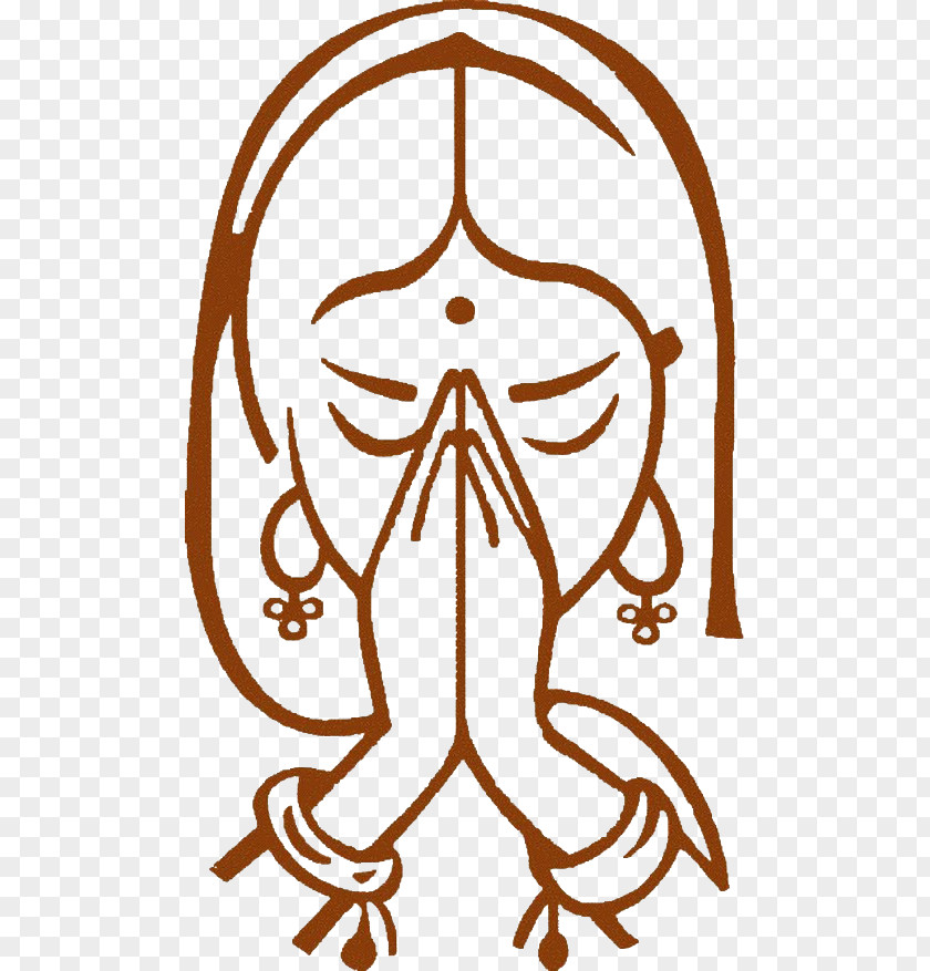 Woman Namaste Clip Art PNG