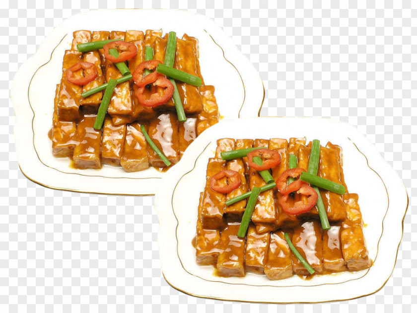 Braised Tofu Shallot Pepper Two Sweet And Sour Caridea Shrimp Paste Ingredient PNG