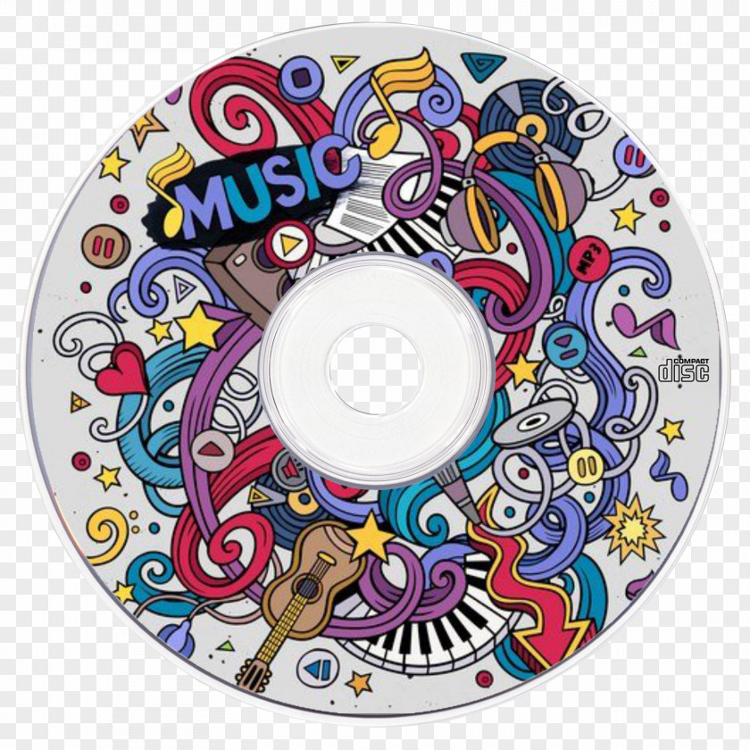 Compact Disc Doodle Music Drawing PNG disc Drawing, compact disk clipart PNG