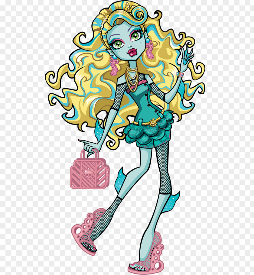 Doll Lagoona Blue Monster High Sea PNG