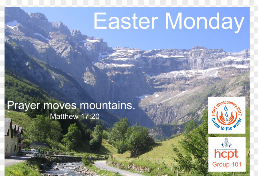 Easter Monday Cirque De Gavarnie Falls Mount Scenery Glacier PNG