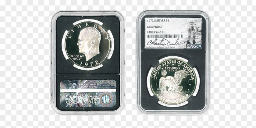 Eisenhower Dollar Silver Computer Hardware PNG