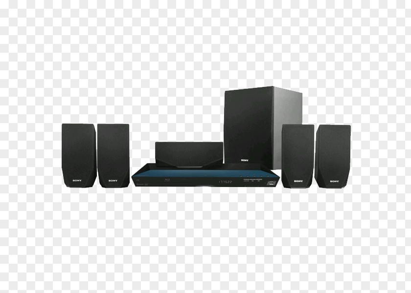 Home Theatre Blu-ray Disc Theater Systems 5.1 Surround Sound Sony BDV-E2100 PNG