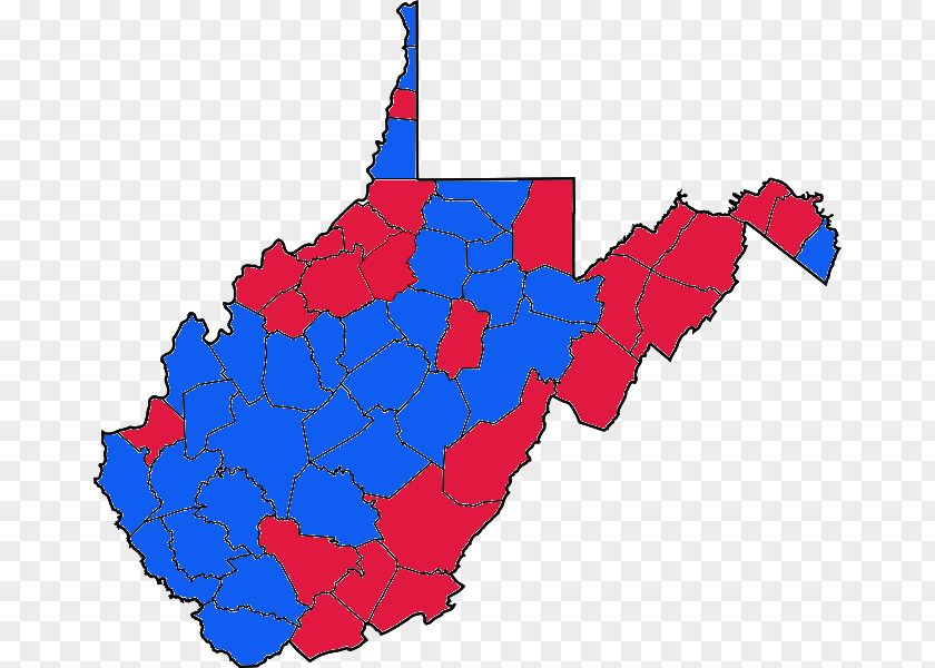 Map Blue, West Virginia Clip Art PNG