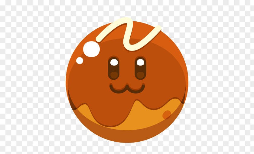 Mouth Emoticon Orange PNG