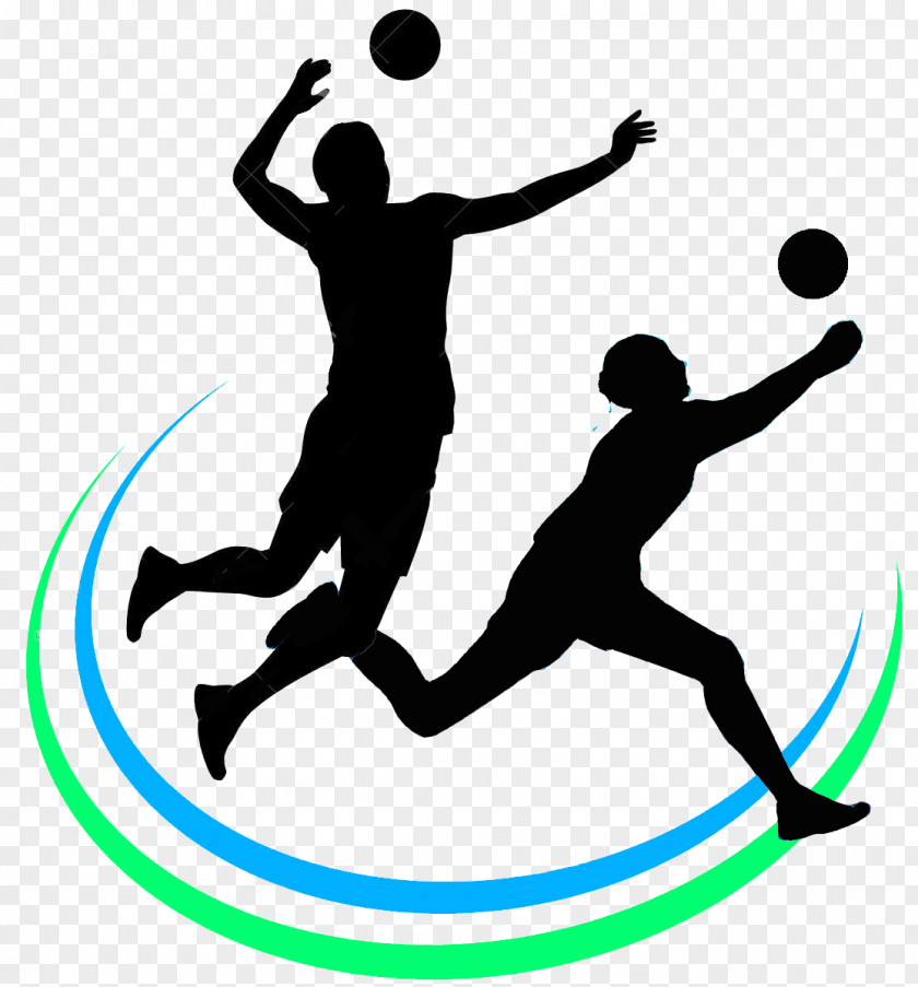 Volleyball Beach Sport Logo PNG