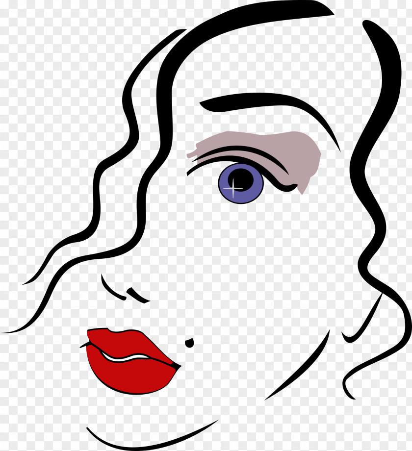 Woman Face Clip Art PNG