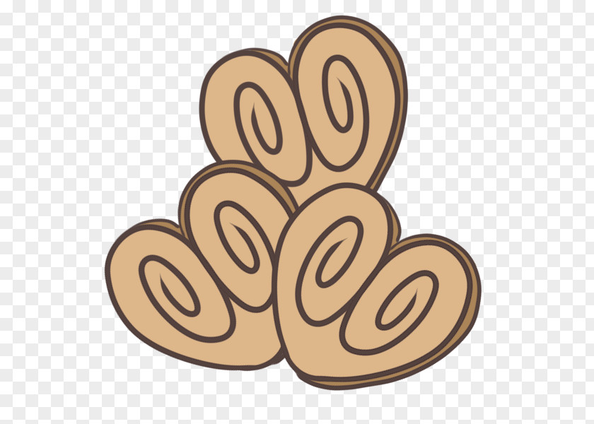 Chocolate Palmier Biscuits Clip Art PNG