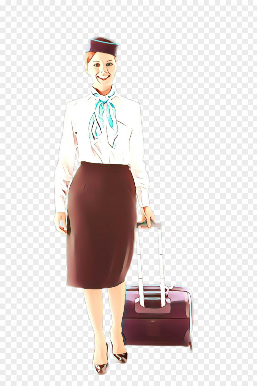 Flight Attendant Uniform Clothing Pencil Skirt Fashion PNG