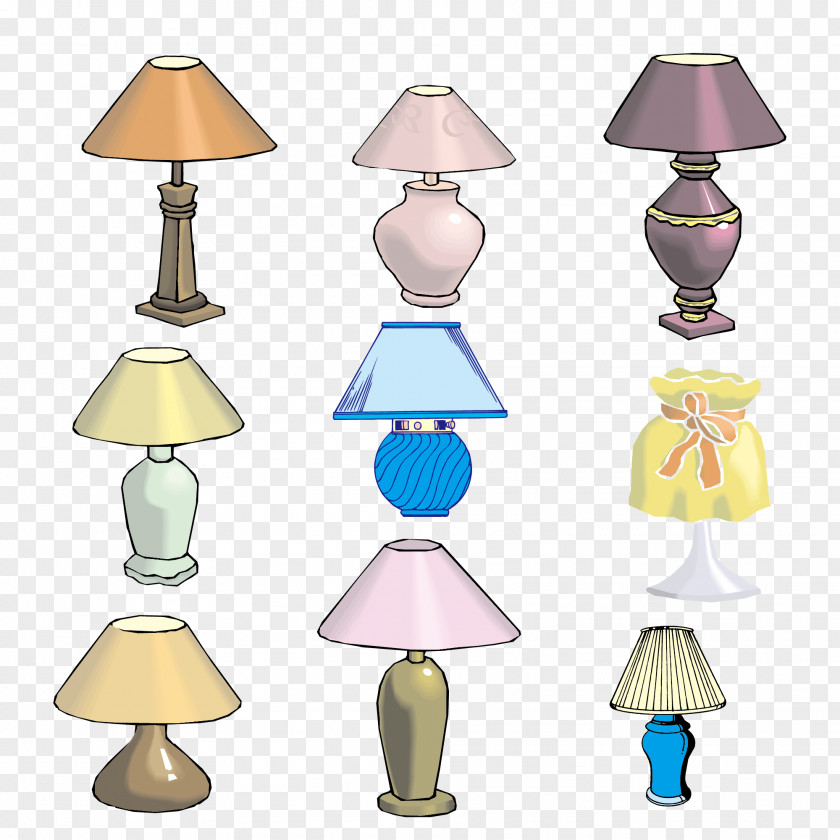 Lamp Vector Material Collection Table Lampe De Bureau PNG