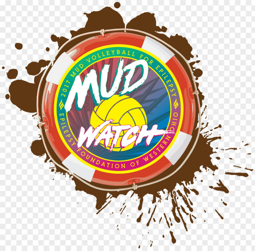 Mud Epilepsy Foundation- Greater Dayton Region Logo Volleyball For PNG