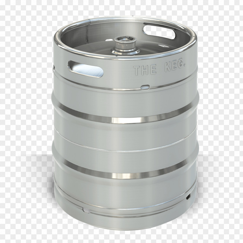 Draft Beer Keg Stainless Steel Brewery Barrel PNG