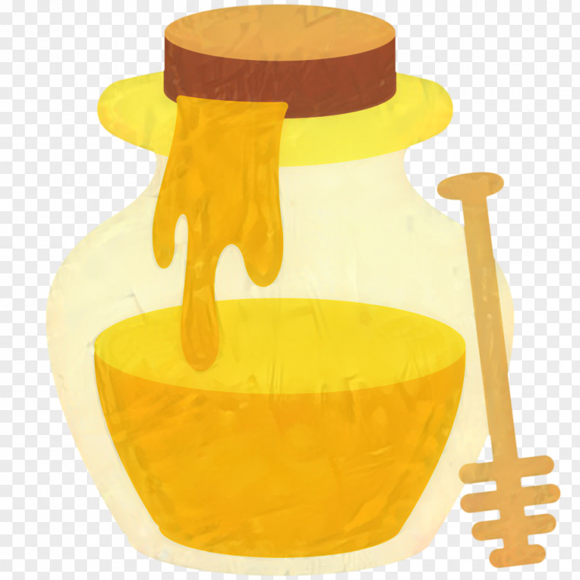 Tableware Yellow Background PNG