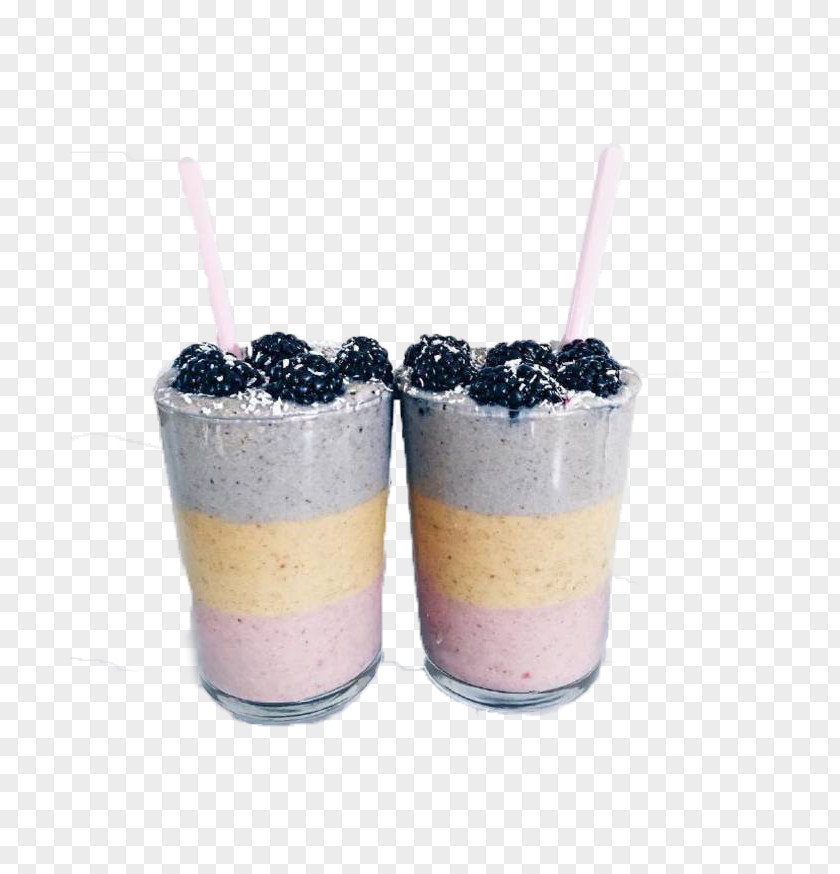 Double Tri-color Ice Cream Neapolitan Milkshake Smoothie PNG