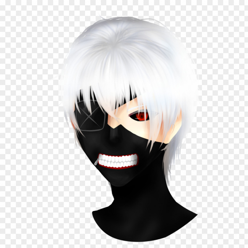 Ghoul Mask Human Hair Color Headgear Character PNG