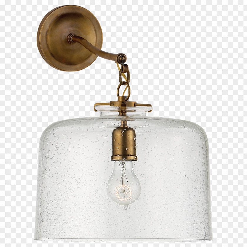 Light Sconce Fixture Glass Bell PNG