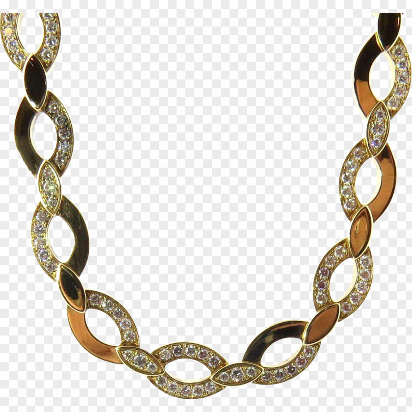 Necklace Choker Colored Gold Cartier PNG