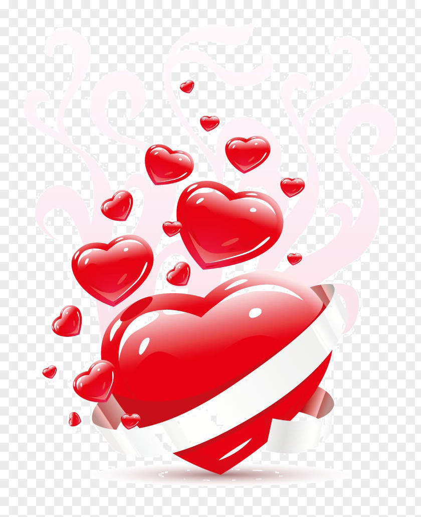 Red Heart Photography Clip Art PNG
