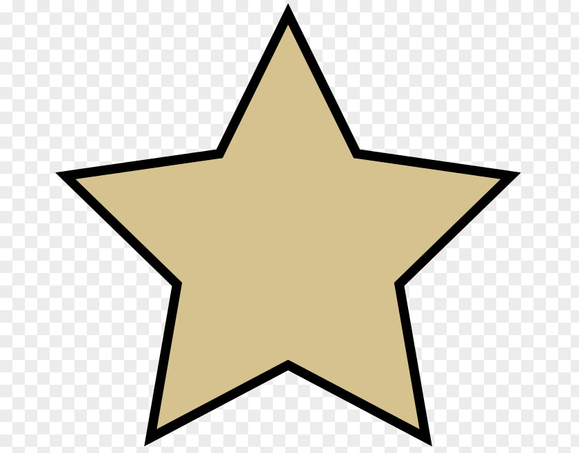 Symbol Symmetry Gold Star PNG