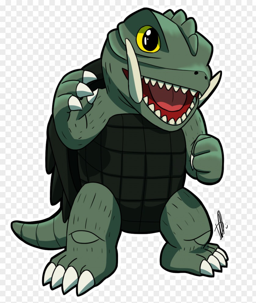 Turtle Gamerabaena Godzilla Gigan Art PNG