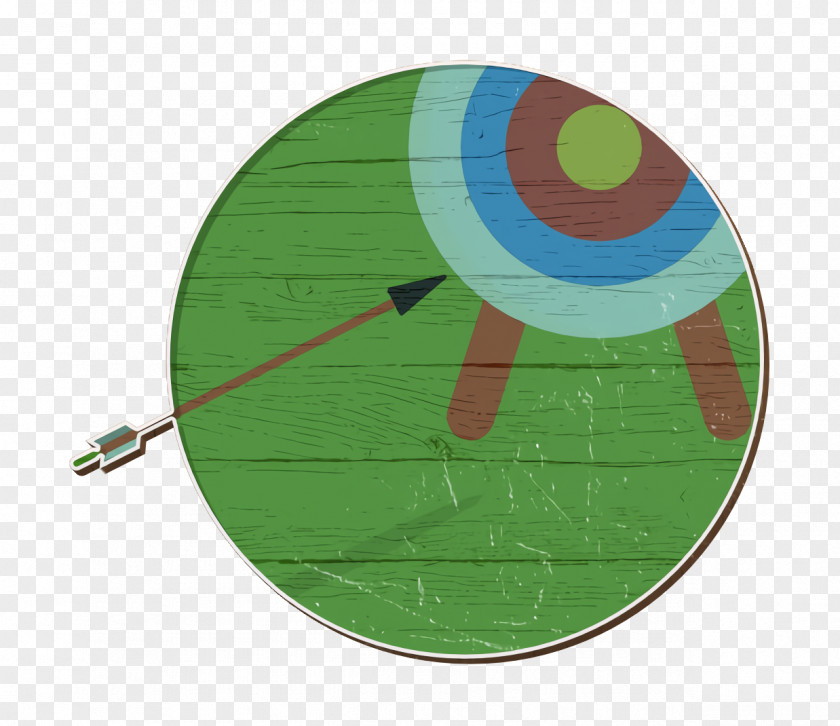 Archery Icon Sports Color Sport Elements PNG