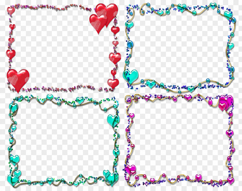 Borders And Frames Clip Art Picture Heart Frame Graphic PNG