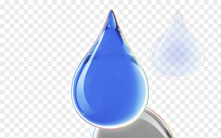 Gotas De Agua Cobalt Blue Water Liquid PNG
