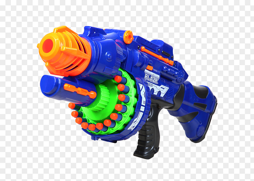 Toy Nerf N-Strike Weapon Blaster Gun PNG