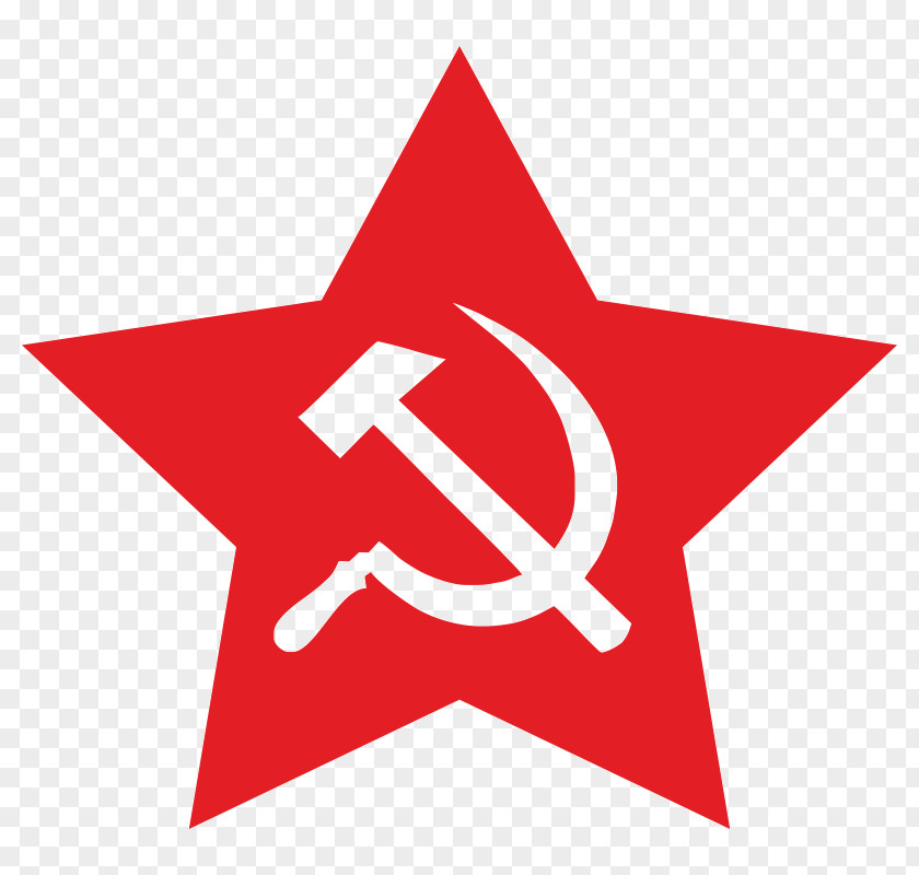 Red Star Hammer And Sickle Communism Communist Symbolism PNG
