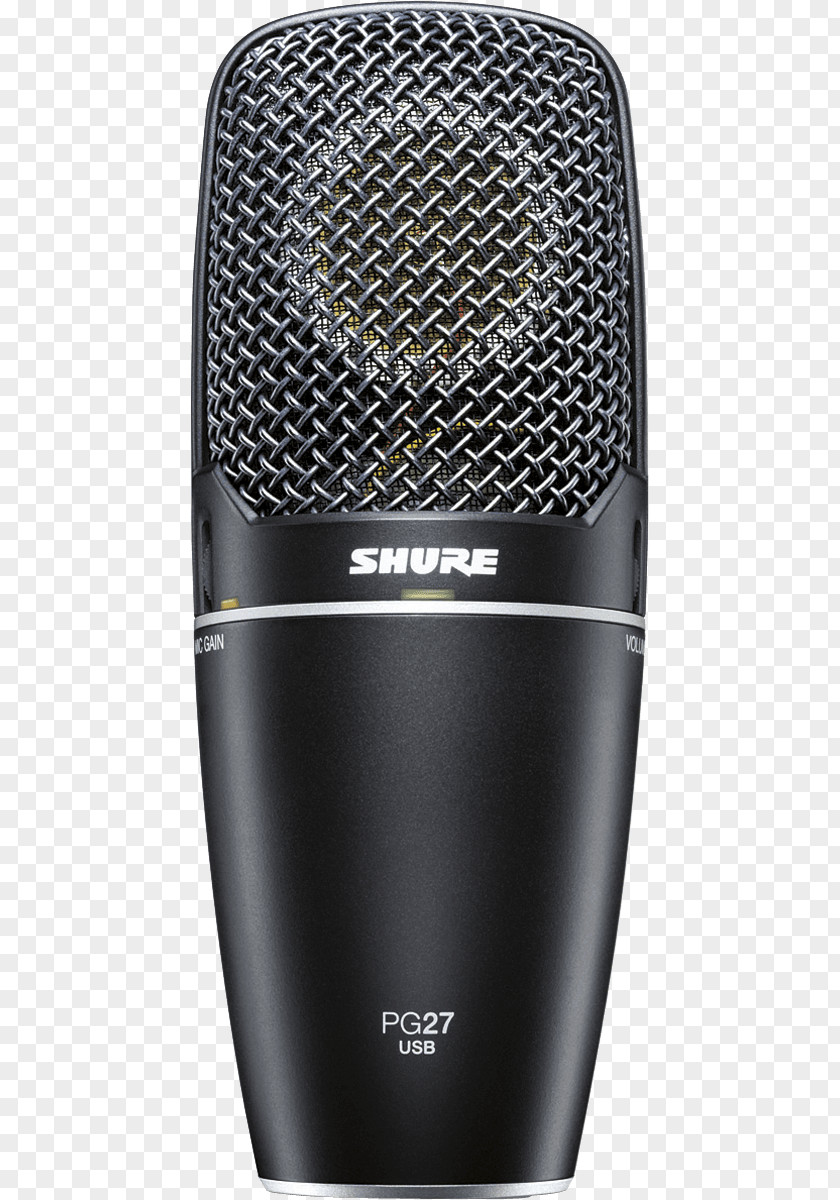 Shure SM58 PG27 Side Address Condenser Microphone SM57 PG27-USB PNG