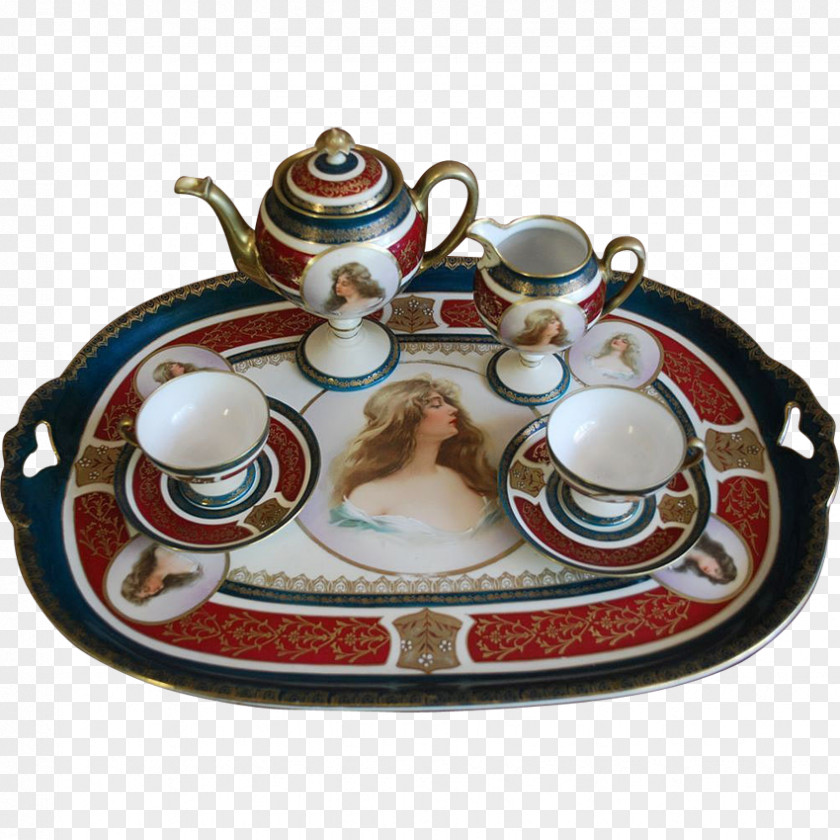 Tea Tray Saucer Coffee Porcelain Plate PNG