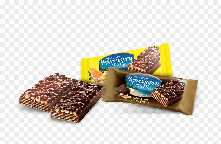 Wafer Chernomorets Chocolate Bar Pobeda PNG