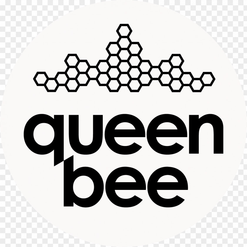 Bee Queen Logo Honey Brand PNG