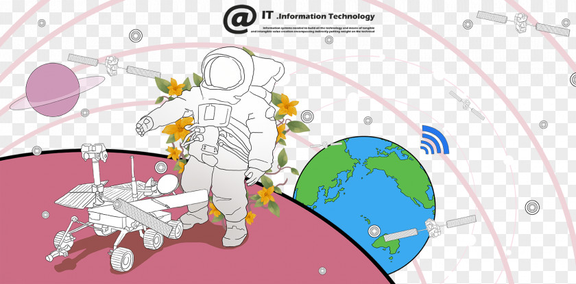 Earth Before Astronauts Illustration Astronaut Outer Space PNG