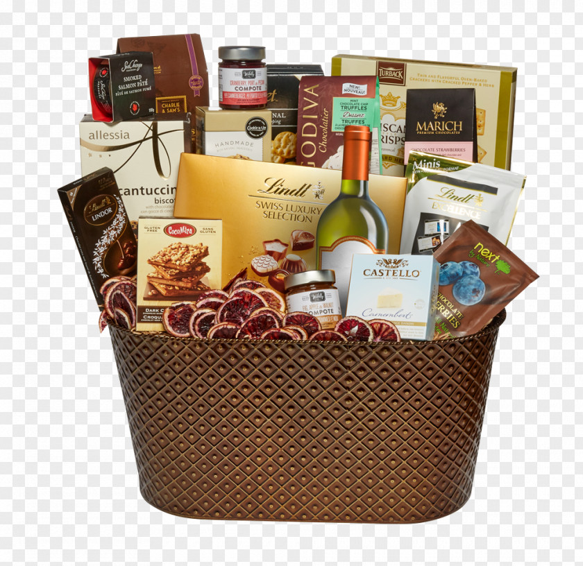 Gift Food Baskets Hamper Card PNG