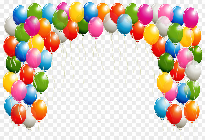 Transparent Balloons Arch Clipart Image Balloon Clip Art PNG