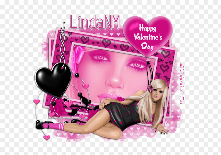 Barbie Valentine's Day Font PNG