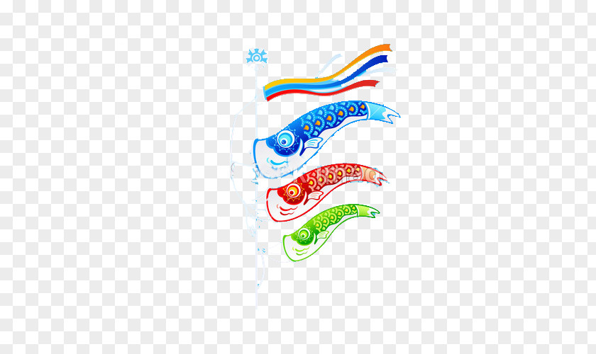 Design Of Carp Flag Common Koinobori Illustration PNG