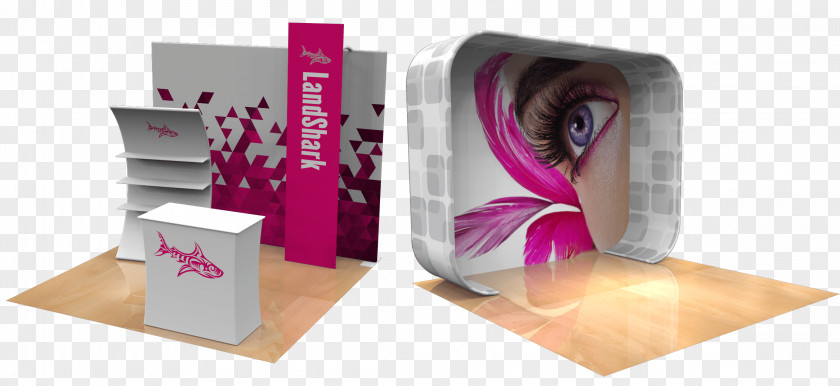 Exhibition Trade Banner Flag Advertising PNG