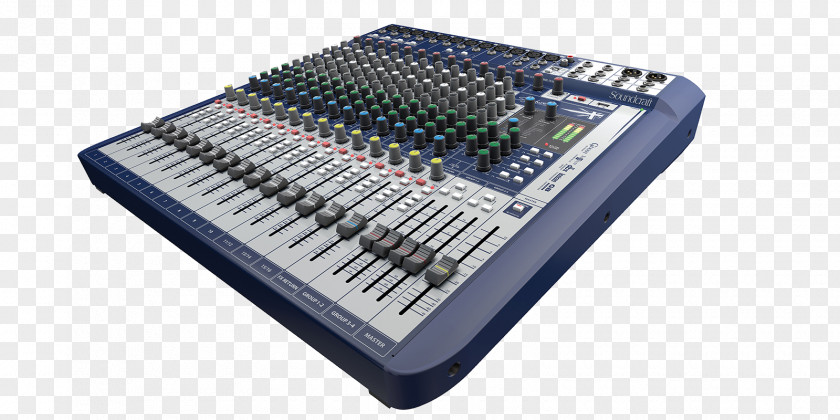 Mixer Microphone Audio Mixers Soundcraft Analog Signal Multitrack Recording PNG