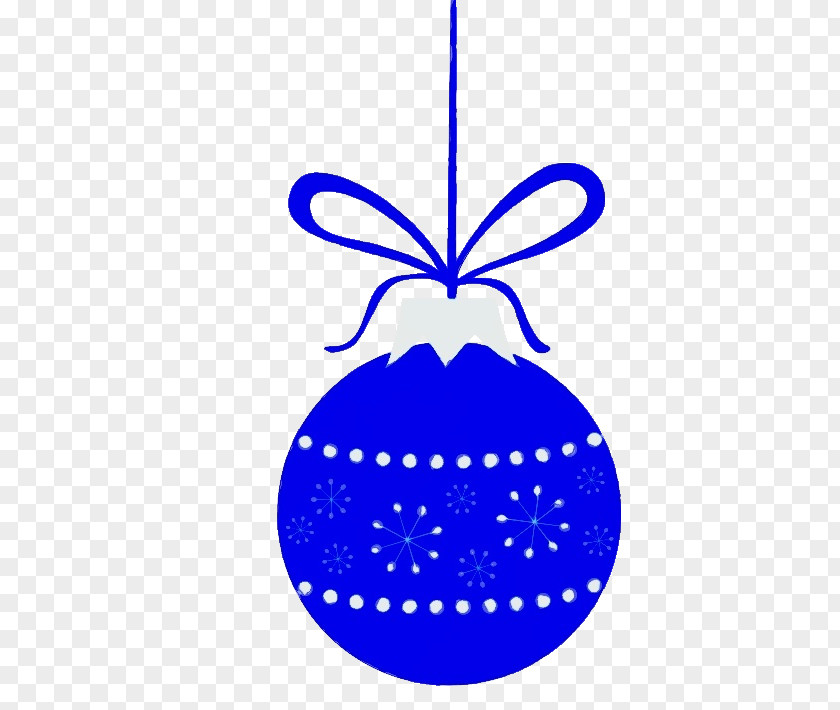 Ornament Cobalt Blue Holiday PNG