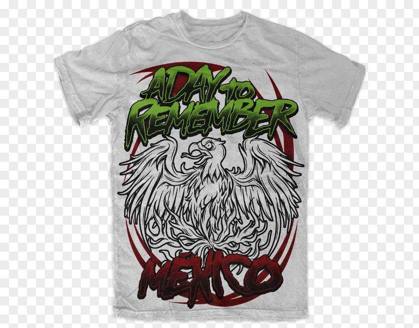 T-shirt A Day To Remember Sleeve Mexico PNG