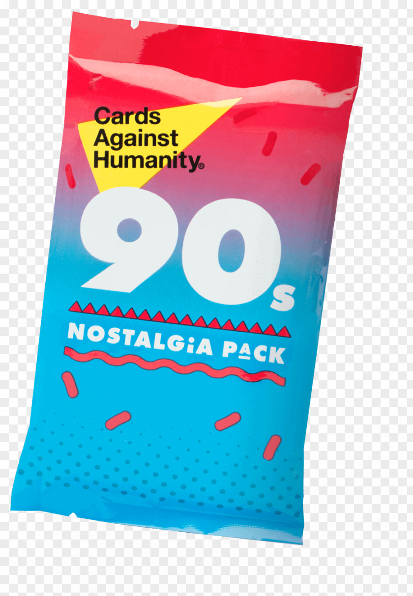 A Pack Of Cards Against Humanity: 90's Nostalgia Playing Card Game PNG