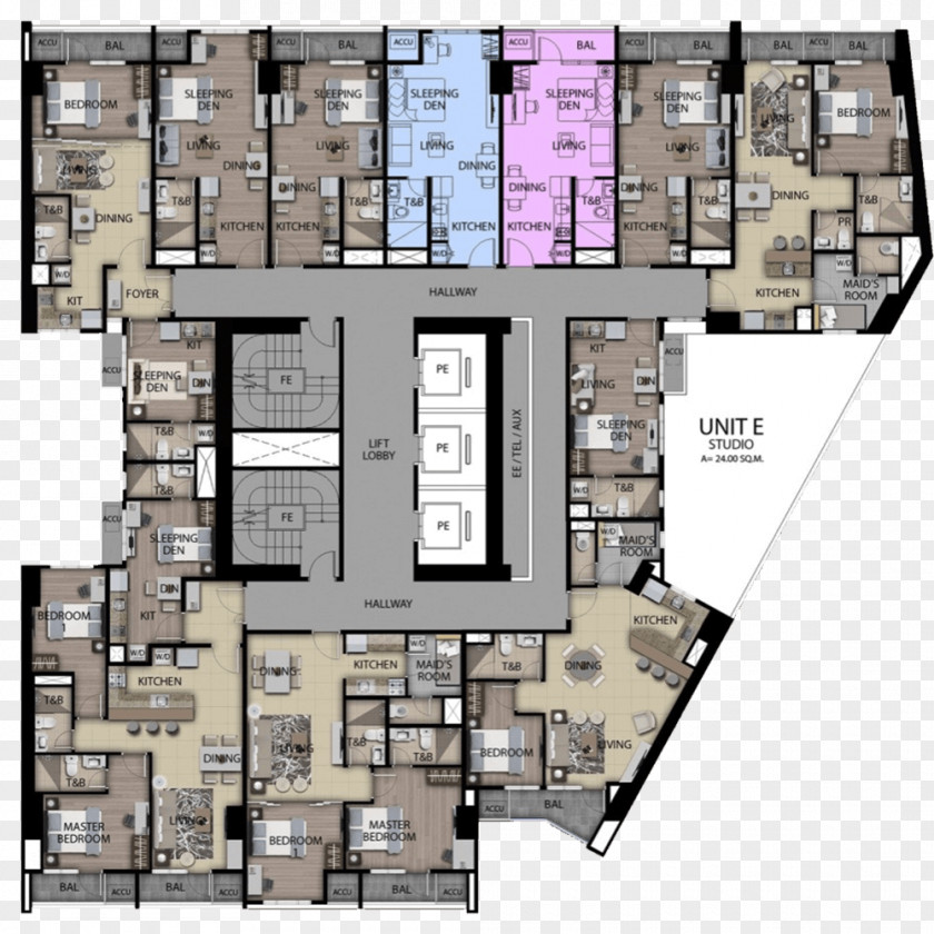 Building Makati Central Business District The Ellis Megaworld Corporation Condominium PNG